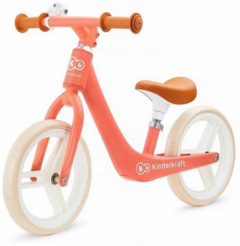 Kinderkraft Fly Plus Coral велосипед/бегунок с металлической рамой
