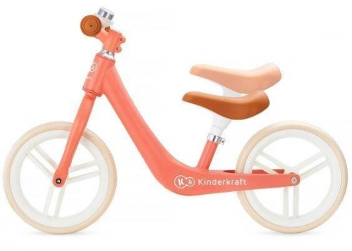 Kinderkraft Fly Plus Coral велосипед/бегунок с металлической рамой