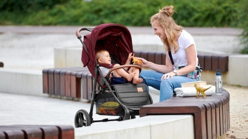 Kinderkraft Grande LX Burgundy Sporta rati