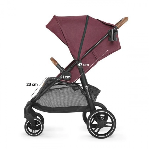 Kinderkraft Grande LX Burgundy Sporta rati