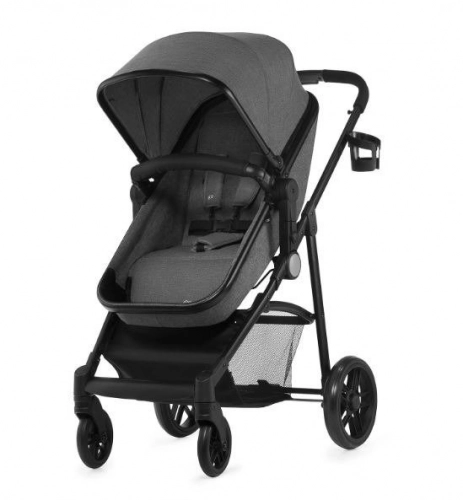 KinderKraft Juli Grey Bērnu rati 3in1