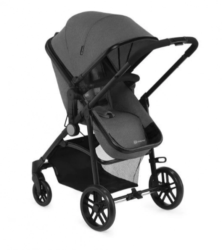 KinderKraft Juli Grey Bērnu rati 3in1