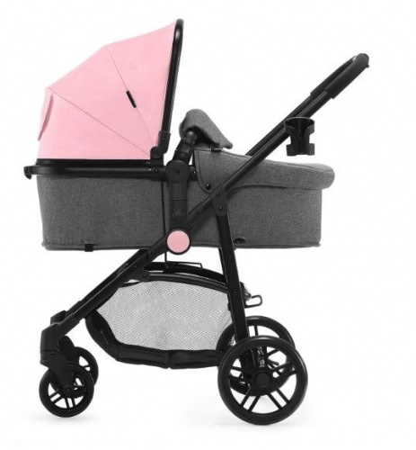 KinderKraft Juli Pink Bērnu rati 3in1