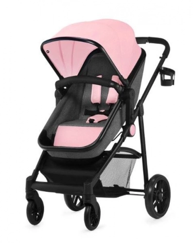 KinderKraft Juli Pink Bērnu rati 3in1
