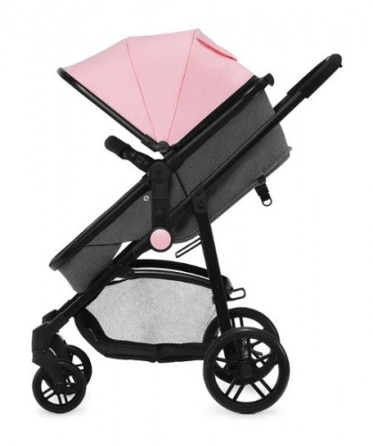 KinderKraft Juli Pink Bērnu rati 3in1