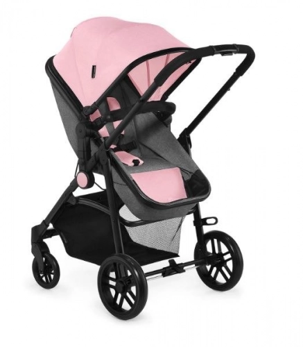 KinderKraft Juli Pink Bērnu rati 3in1
