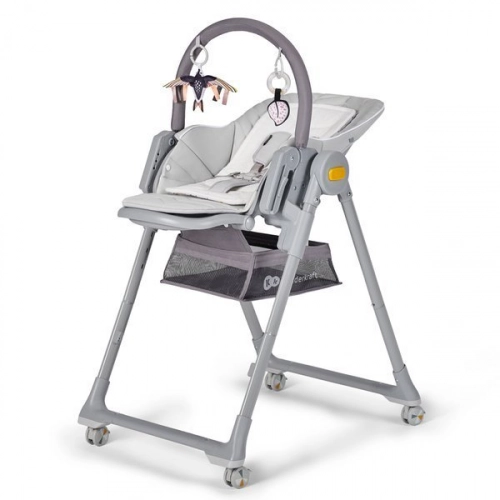 Kinderkraft Lastree 2in1 Grey Daudzfunkcionāls šūpuļkrēsliņš un barošanas krēsliņš