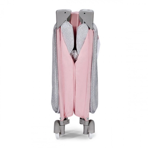 KinderKraft Leody Pink Кроватка-манеж для путешествий 2в1