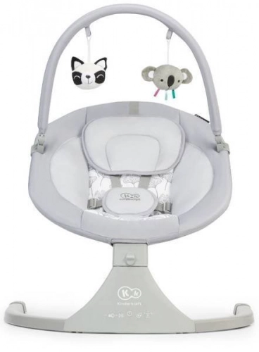 Kinderkraft Luli Grey Šūpuļkrēsls 2in1