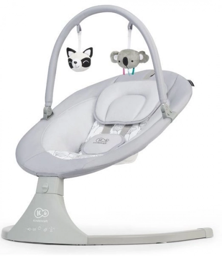 Kinderkraft Luli Grey Šūpuļkrēsls 2in1