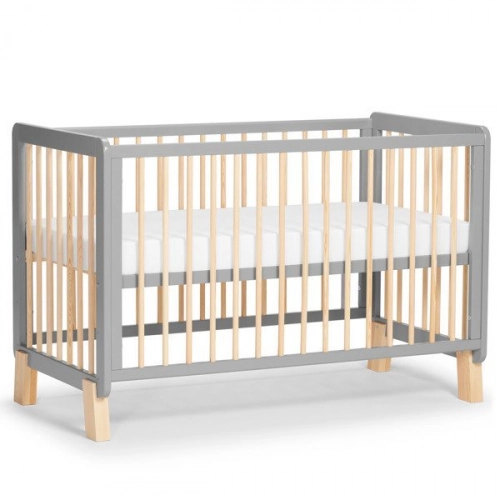 Kinderkraft Lunky LX Grey Bērnu gulta 140x70 сm