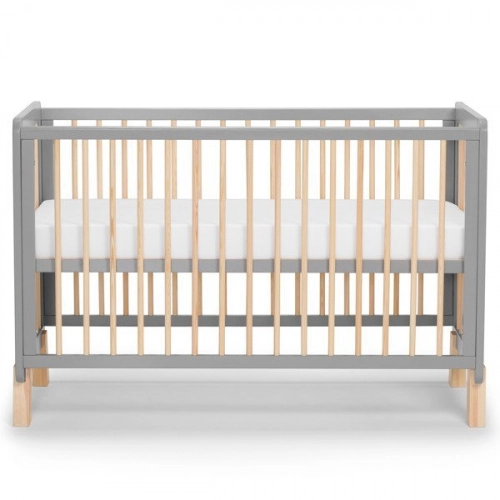 Kinderkraft Lunky LX Grey Bērnu gulta 140x70 сm