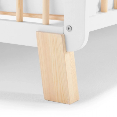 Kinderkraft Lunky LX White Bērnu gulta 140x70 сm