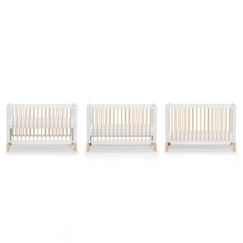 Kinderkraft Lunky LX White Bērnu gulta 140x70 сm