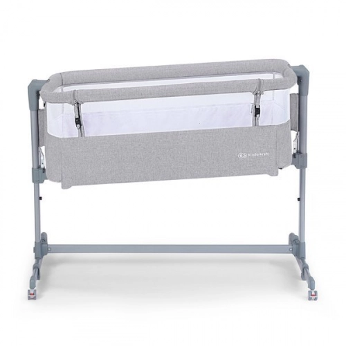 KinderKraft Neste Air Grey Bērnu gultiņa 2in1