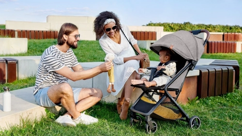 Kinderkraft Nubi Grey Sporta ratiņi