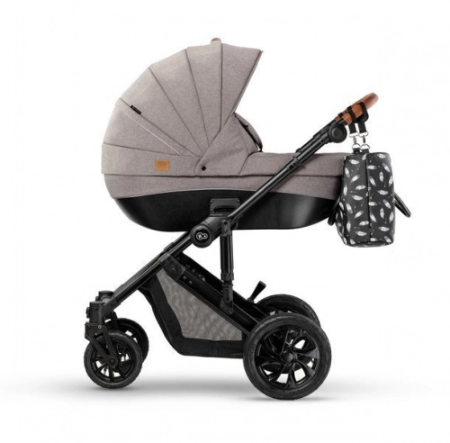 Kinderkraft Prime Beige Bērnu rati 2in1