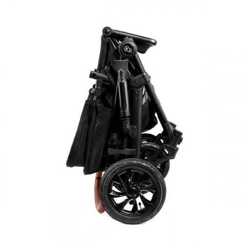Kinderkraft Prime Black Bērnu rati 2in1
