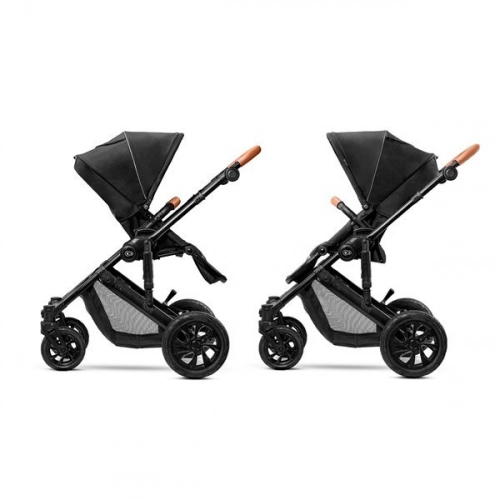 Kinderkraft Prime Black Bērnu rati 2in1
