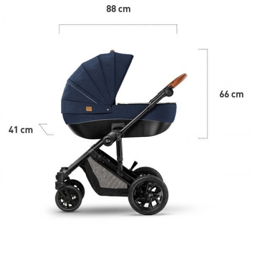 Kinderkraft Prime Deep Navy Bērnu rati 2in1