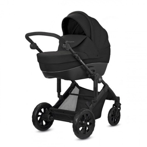 Kinderkraft Prime Lite Black Bērnu rati 2in1