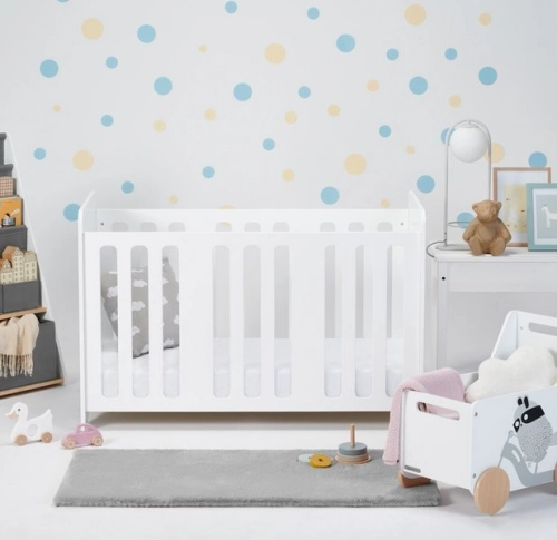 KinderKraft Stello White Bērnu gulta