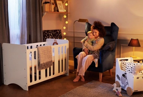 Kinderkraft Stello White Bērnu gulta