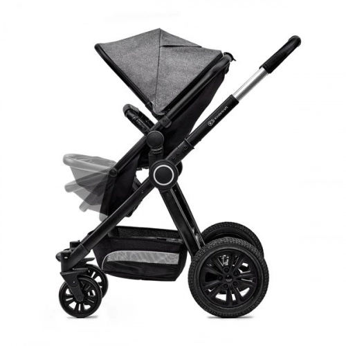 Kinderkraft Veo Black Bērnu rati Transformeri 2in1