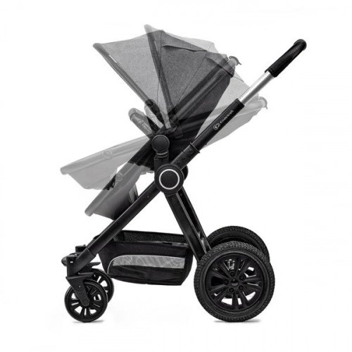 Kinderkraft Veo Black Bērnu rati Transformeri 2in1