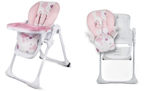 KinderKraft Yummy Pink Barošanas krēsls