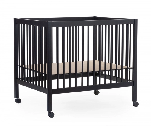 Koka manēža sētiņa Childhome Playpen 97 Wood Black