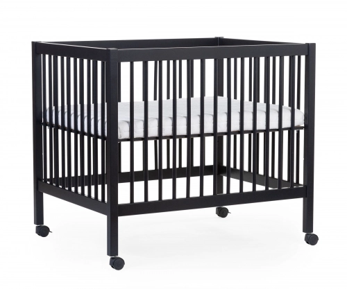 Koka manēža sētiņa Childhome Playpen 97 Wood Black