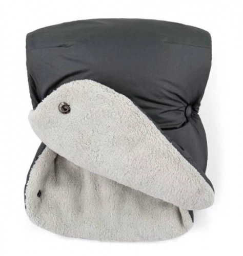Komplekts: Ratu guļammaiss Petite&Mars Jibot + Mufta cimdi ratiem Jasie Charcoal Grey