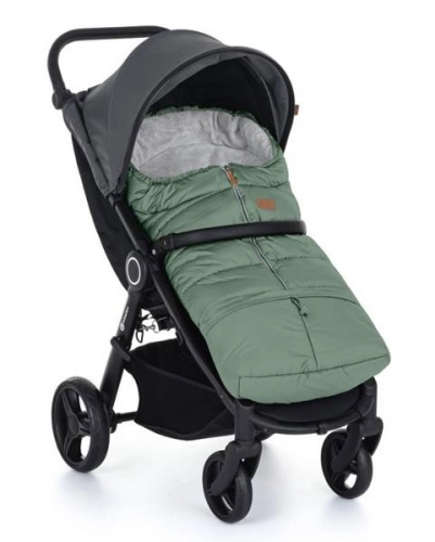Комплект Спальный мешок Petite&Mars Jibot + Муфта варежки для коляски Jasie Eucalypt