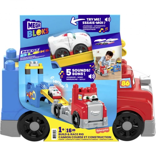 Конструктор Fisher Price Mega Bloks Build & Race Rig FVJ01