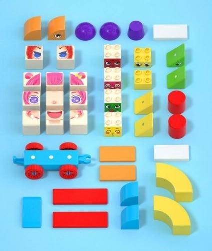 Konstruktors + Kluči ar magnētiem Alilo Stack&Smile 40 gb.