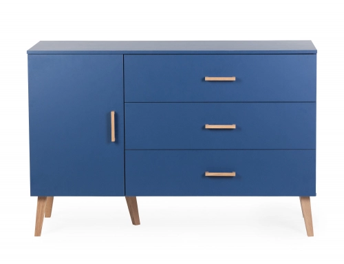 Комод c пеленальным столиком Childhome Bold Blue