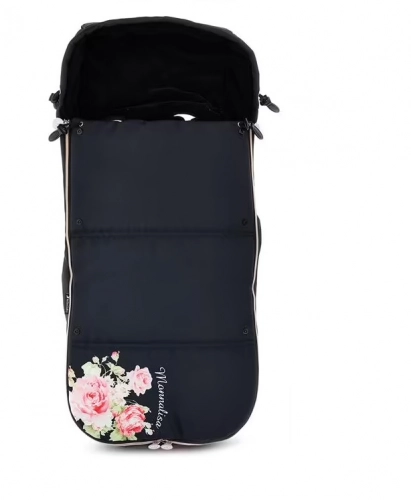 Leclerc Baby Monnalisa Footmuff Deep Black Kāju pārsegs ratiem