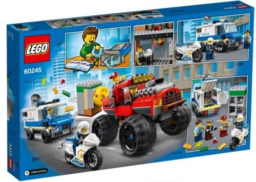 LEGO 60245 City Police Ограбление полицейского монстр-грузовика