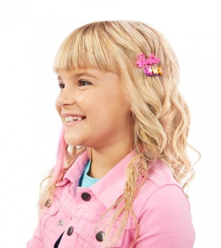 Lelles galva stilizēšanai Barbie Blonde Rainbow Hair HMD78