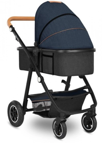 Lionelo Amber Bērnu rati 3in1 Blue Navy