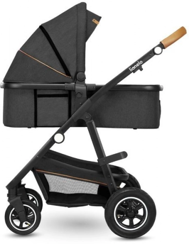 Lionelo Amber Детская коляска 3 в 1 Grey Graphite