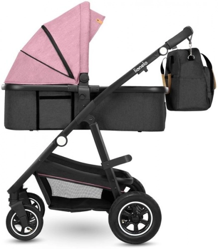 Lionelo Amber Детская коляска 3 в 1 Pink Rose