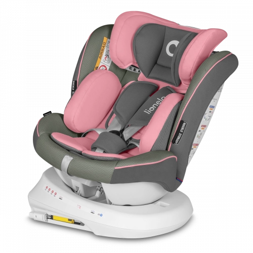Lionelo Bastiaan One 360 Pink Baby Bērnu autosēdeklis 0-36 kg
