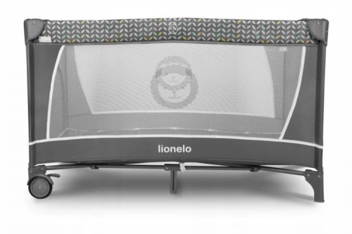 Lionelo FLOWER Grey Scandi 2in1 Ceļojumu gulta