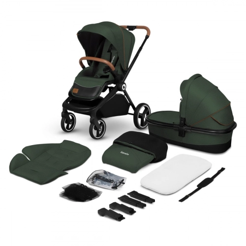 Lionelo Mika Green Forest Bērnu rati 2in1