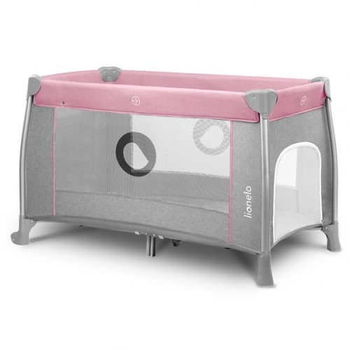 Lionelo Thomi Pink Baby 2in1 Ceļojumu gulta