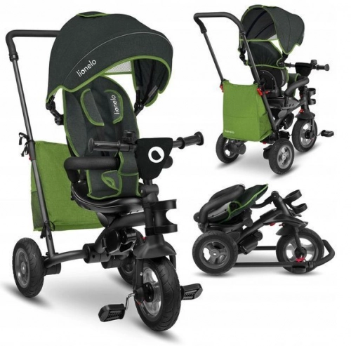 Lionelo Tris Green lime Bērnu trīsritenis