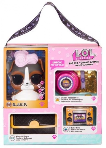 LOL SURPRISE Big Pet DJ.K.9. 15 сюрпризов