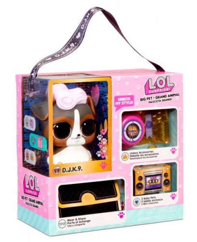 LOL SURPRISE Big Pet DJ.K.9. 15 сюрпризов